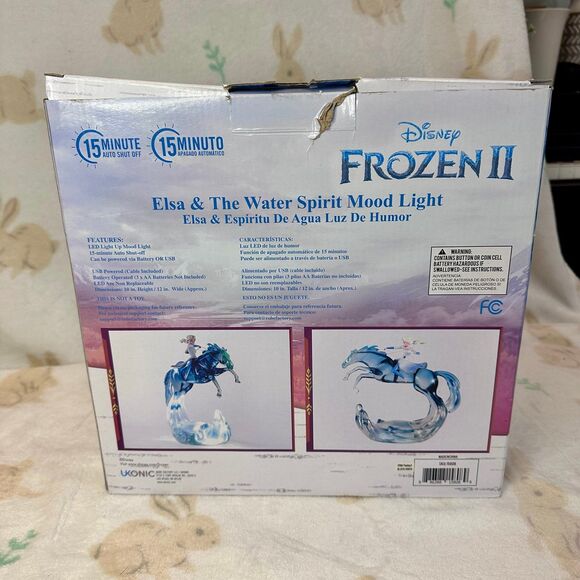 Disney FROZEN 2 Elsa & The Water Spirit Nook Mood Light Figurine Limited Release - Picture 7 of 12
